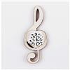 DLM Bomboniere DLM-29113 (Kit 12 Pezzi) Calamita Magnete Cuore Chiave di sol Violino Albero della Vita Bianco in Legno Musica Segnaposto bomboniera