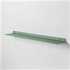 Steelnovo | Zeno, Mensola da Parete in Metallo Verniciato, Mensola da Muro Portaoggetti, 80x3x15 cm, Colore Verde, Design Minimal e Moderno, Scaffale da Muro, Made In Italy