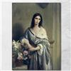CheQuadro! Malinconia Francesco Hayez, fhy37 Quadro Stampato su Tela Fine Art, Intelaiato Pronto da Appendere, assemblato a Mano, 40x30 cm