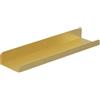 Monbaer Mensole galleggianti in metallo da parete, mensola per quadri, mobili per la casa, decorativa, per soggiorno, camera da letto, bagno, ufficio, cucina (60 x 12 cm, oro)