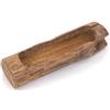 DESIGN DELIGHTS Ciotola in Legno Naturale Fiore 40 | Teak, 40x13 cm (LxP) | Ciotola in Legno Allungata, Ciotola da Portata, in Teak, Ciotola Decorativa Naturale