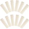 SOESFOUFU Accessori Candele 20 Pezzi Portacandele in Plastica Bianco per Lampadari Stile Europeo e Retro, Impermeabili e Decorativi per Protezione Antigoccia