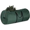 Odot Borsa per Albero di Natale, Adatta per Alberi di Natale Alti 2,7 m, Sacco per Albero di Natale Resistente con Cerniera e Manici, Impermeabile Protegge da Polvere (75x150cm,Verde)