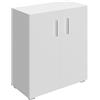 Casaria® Cassettiera Vela 2 Ante con Ripiani 77x60x30cm Credenze Comò Armadietto Ufficio Mobiletto