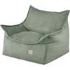 MISIOO Roya Cord - Poltrona per bambini per la cameretta, pouf morbido, sedia da terra, in velluto premium, Öko-Tex, 80 x 73 x 58 cm