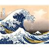 1art1 Katsushika Hokusai Poster La Grande Onda di Kanagawa Stampa d'Arte 50x40 cm