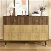 ZKLOEP Credenza 120 x 40 x 81 cm, armadi moderni, armadietti, cassettiere, adatta per soggiorno/sala da pranzo/ingresso