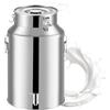 YLKJCE Fusto Bidone Acciaio per Olio 30 Litri con Rubinetto Contenitori Olio Acciaio Inox Contenitore per Latte in Acciaio Inox per Cucina E Uso Domestico(Capacity,28liter)