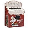 EMPOTEC Cassetta Postale Babbo Natale Buca delle Lettere North Pole in Metallo Vintage da Appendere Parete Porta Decorazione Natalizia Alta qualità Idee Regalo 35x26x13cm