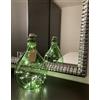 Generico Damigiana Vaso Vetro 5 Litri - Vaso con luci LED - Natale Design
