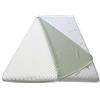Dinaflex Topper in Memory 115X185 Relax Effetto Massaggio Altezza 5 Cm Ortopedico, ANTIALLERGICO, ANTIACARI, Completamente SFODERABILE, Fodera in Aloe Vera.