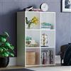 Vida Designs Durham Cube Libreria Organizer Soggiorno Libreria Mobili Casa Ufficio (6 Cubi, Bianco)