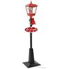 Genérico Lampione di Natale con Babbo Natale 180 cm LED,Black And Red,5.38kg,284339