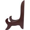 NUOBESTY Supporto per Piatti da Esposizione in Legno Curvato, Alzatina Porta Torta da tè Classica 8 Pollici, Espositore Decorativo per Casa e Negozio, per Piatti 26-29 Cm