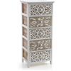 Argonauta Cassettiera Multiuso 5 cassetti in Legno cm 40 x 29 x 90 h