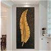 ZMFBHFBH Quadro Verticale Fatto a Mano su Tela Grande Soggiorno Moderno corridoio Decorazione corridoio Pittura a Olio Foglia Oro Foto Decor 50x150 cm (19,7x59,1 Pollici) Senza Cornice