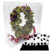Generico Teca Scrigno (35cm x 35cm x 11cm) Porta Corona Alloro LAUREATI...Conserva al Meglio i Tuoi Ricordi