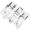 Hemobllo Set 3 Piedini Premistoffa per Macchine da Cucire, Piedino Orlatore Arrotolato in Metallo, Accessori per Cucito Professionale e Principianti, Compatibile per Tessuti Vari e Ricami