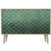 Healancy Biomedical Cassettiera Moderna 2 Ante HEALANCY - Mobiletto Comodino per Soggiorno, Cameretta o Camera da Letto - Credenza Design Contemporaneo