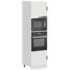 Generico Armadi Forno 2 pz Porto Bianchi in Legno Multistrato,Armadietti e portaoggetti,Pensili da cucina-3315051