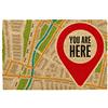 Ckb Ltd®, zerbino in fibra di cocco naturale, con scritta in lingua inglese "You are here", per ingresso principale e secondario, con retro antiscivolo in PVC, per interni ed esterni