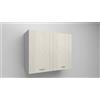 Alfredo Calandrelli Pensile Cucina Calandrelli 90x90x33 cm Larice Bianco, 2 Ante