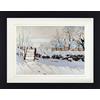 1art1 Claude Monet Poster La Gazza, 1868-69 Quadro in Cornice con Pregiato Passepartout | Immagini A Parete | in Una Cornice 40x30 cm