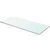 KTHLBRH Mensola da parete, moderna decorativa con lavorazione pulita, per camera da letto, cucina, ufficio, soggiorno, ecc., ripiano in vetro trasparente, 70 cm x 30 cm