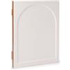 Dal Molin Tavola per Icona in Tiglio, Modello A3 cm 20x30 Culla(Misura Interna 15,5x25),gessata