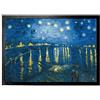 1art1 Vincent Van Gogh Notte Stellata sul Rodano, 1888 Zerbino 70x50 cm