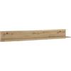 AVANTI TRENDSTORE - Casaleone - Mensola da muro in legno laminato nel colore quercia Artisan. Dimensioni LAP ca. 160x20x20cm