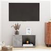 ShCuShan Mobile TV Grigio Cemento 60x24x32 cm in Truciolato,Porta TV per Soggiorno, Mobile TV con Ripiano, Facilità di Montaggio