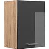 Vicco Pensile da cucina R-Line, Antracite lucido, 45 cm