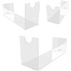 Danieli | Portabottiglie Vino Design in Acrilico Trasparente | Cantinette Portabottiglie di Vino | Mobili Portabottiglie da Bar per la Casa (Set 3 Pz Portabottiglia 1 posto)