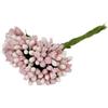 Generico Fiorellini per bomboniera 144 Pistilli | Vari Colori | Fiori per BOMBONIERE Mini Berry Shiny Eventi Matrimonio Battesimo Comunione (Rosa)