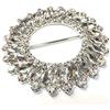 Filmodashop Fibbia Gioiello Ferma Foulard Argento Strass & NAVETTE CM 8