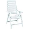 Grandsoleil GRAND SOLEIL Green Boheme Greenpol Poltrona 5 Posizioni, 66,5 X 63 X 111,5 Cm Bianco