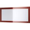 Vladon Specchio Lima, Specchio da Parete con Cornice Moderna, Bianco Lucido (89 x 45 cm)