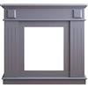 Rebecca Mobili Camino finto decorativo, caminetto da decorazione, stile moderno, grigio, mdf, sala camera da letto - Misure 100 x 109 x 26 cm (HxLxP) - Art. RE6053