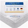 PROCAVE | coprimaterasso Impermeabile in Diverse Misure | Coprimaterasso Impermeabile Molton | Made in Germany | federe per Cuscini | 80x200 cm