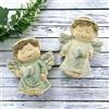 Doni Bomboniere 12PZ Calamita Angioletto con Cuore Regalo Natale Bambini Maschio Femmina Calamite Idee Regalo Catechismo Sacro Cristiano Natività Chiudi Pacco Economico Fai da Te Originale