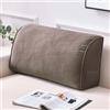 Generic Cuscino a Cuneo Cuscino da Lettura per Letto e Divano Cuscini per Testata Letto Sfoderabile Schienale Divano Cuscini da Letto per Appoggio Schiena(#4,60x20x35cm)