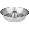OISE ART STORE Trade Shop - Set 2 Pezzi Stampo Ciambella Casatielli 22 Cm Cono Alluminio Teglia Antiaderente