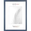 Duisburger-Rahmen24 DR24 Cornice 10x30 (Blu Ardesia) su Misura, Telaio in Legno MDF Largo 35 mm Incluso Vetro Sintetico antiriflesso, Parete Posteriore Stabile, perni da Piegatura e Ganci