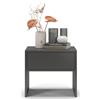 Regalik Comodino PARI Con Cassetto 50 x 45 x 35 cm - Moderno in Grafite Con Guide a Sfera Tip On