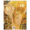 1art1 Gustav Klimt Stampa d'Arte e Cornice (Plastica) - Serpenti d'Acqua, 1904-1907 (50 x 40cm)
