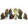 MAZZEO CHRISTMAS Natività 11 pz con Sacra Famiglia 30 cm