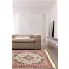 ABC Viva Tappeti Farshian Medallion 303 Tappeto, Viscosa, Avorio, 140 x 100 cm