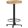 vidaXL Sgabello da bar 2 pz. 66 cm Legno massiccio di mango