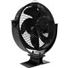 YINZHD Ventilatore for stufa Ventilatore for camino a 6 pale con potenza termica e coperchio Ventilatore termico adatto for stufe a legna da interno in autunno e inverno(B)